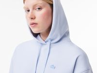 Женская толстовка Lacoste свободного кроя с капюшоном