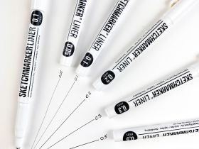 Ручка капиллярная Sketchmarker 0,3 черный