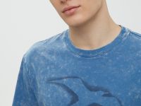 Футболка из хлопка с принтом