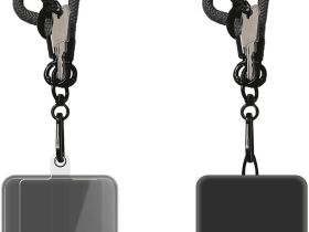 Шнурок Krutoff Нейлон для телефона и ключей 0,3 м Чёрный