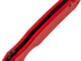 Складной нож Mr.Blade Hellcat Mini blackwash, сталь VG-10, рукоять Red G10