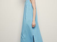 Сарафан макси с v-образными вырезом