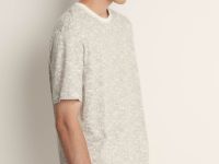 Футболка из хлопка с цветочным принтом