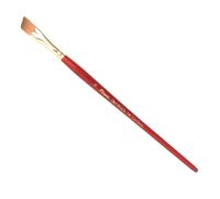 Кисть синтетика скошенная Pinax "Oro Rosso 758" короткая ручка