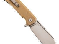 Складной нож Petrified Fish Tunny PFB05BRMS, сталь Sandvik 14C28N, рукоять микарта