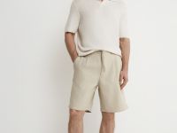 Вязаный джемпер-поло, Белый