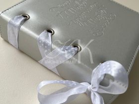 Альбом для фото и выкрасок Languo, 16х14,5х4,5 см, серебро