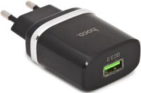 Зарядное устройство Hoco C12Q USB с кабелем USB-C 18 Вт Чёрное