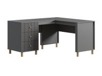 Письменный стол Моррис 150x130 Графитовый