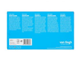 Набор акварели Talens "Van Gogh" 12 цв в тюбиках+ кисть в пластик кор