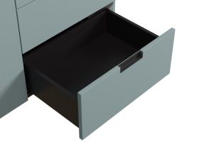 Тумба Лигес 153x87 Серо-зеленый