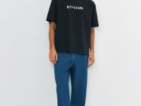 Футболка с принтом, Черный