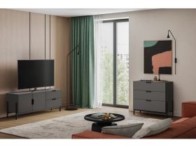 Комод Лигес 93x87 Графитовый