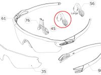 Носовые упоры для очков Oakley Radar (S)