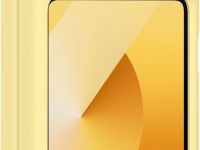 Чехол Samsung Silicone Case Z Flip6 Желтый