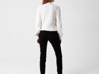 Женские джинсы Lacoste приталенного кроя с высоким поясом