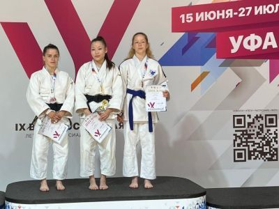 Дзюдоисты из Якутии стали медалистами Всероссийской летней универсиады