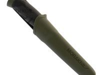 Нож с фиксированным лезвием Morakniv Companion MG (C), углеродистая сталь, рукоять резина/пластик, цвет хаки