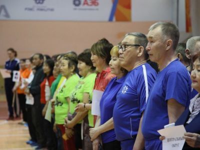 В спартакиаде отличились ветераны Строительного, Центрального и Октябрьского округов Якутска