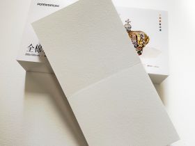 Альбом-склейка для акварели Potentate 10х20 см, 80 л 300 г 100% хлопок