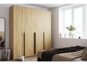 Распашной шкаф Кимбол 4-240x210 Дуб Золотистый