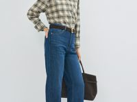 Рубашка в клетку, Бежевый