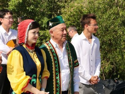 В парке всех собрал Сабантуй