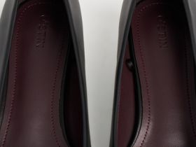 Туфли-лодочки из натуральной кожи, Черный