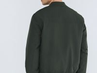 Утеплённый бомбер, Зеленый