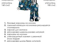 Комплект текстильный с полиуретановым покрытием для мальчиков: куртка, брюки
