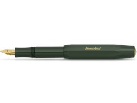 Ручка перьевая Kaweco CLASSIC Sport EF 0,5 мм, чернила синие, корпус зеленый