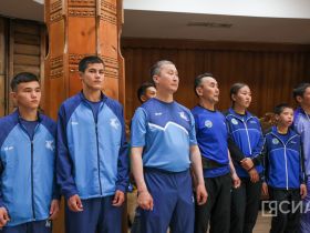 В Доме Арчы зажгли огонь Спартакиады учащихся Якутии