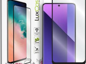 Защитное стекло LuxCase 3D для Infinix Note 40 Pro с чёрной рамкой