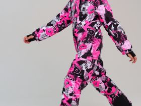 Комбинезон текстильный с полиуретановым покрытием для девочек