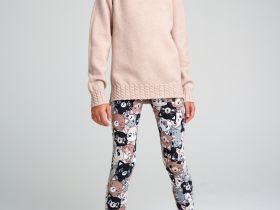 Брюки трикотажные для девочек (легинсы)