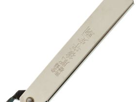 Нож складной Higonokami Nagao Kanekoma, 100мм, сталь SK-5 3 слоя, рукоять нержавеющая сталь серебристая