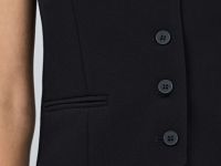 Жилет из поливискозы, Черный