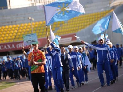 В Якутске прошла торжественная церемония открытия спартакиады учащихся «Спортивные якутяне»