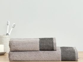 Полотенце махровое Giorgio, серое