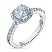 Кольцо из белого золота э4712кц08191300