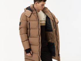 Мужская утеплённая куртка-парка Lacoste L!VE