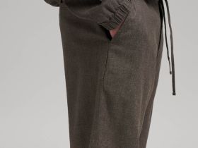 Шорты прямого кроя со льном