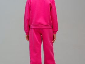 Комплект трикотажный для девочек: толстовка, брюки