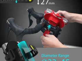 Универсальный держатель смартфона и пауэр-банка на вынос Bone Bike Tie Pro Pack 2 4.7"- 7.2" (черный)