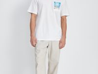 Свободная футболка с принтом