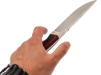 Нож Pocket Wolf Раптор, сталь AUS10Co, рукоять G10, черно-красный