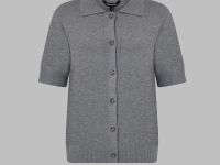 Легкий кардиган прямого кроя с коротким рукавом