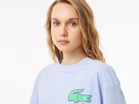 Женская хлопковая футболка Lacoste
