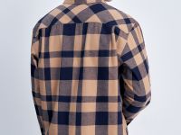 Рубашка прямого силуэта в клетку