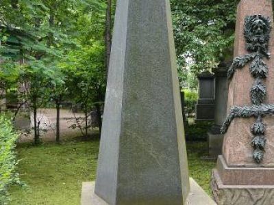 Могила Сосницкого И.И. (1794-1871), актера, и Сосницкой-Воробьевой Е.Я. (1800-1855)